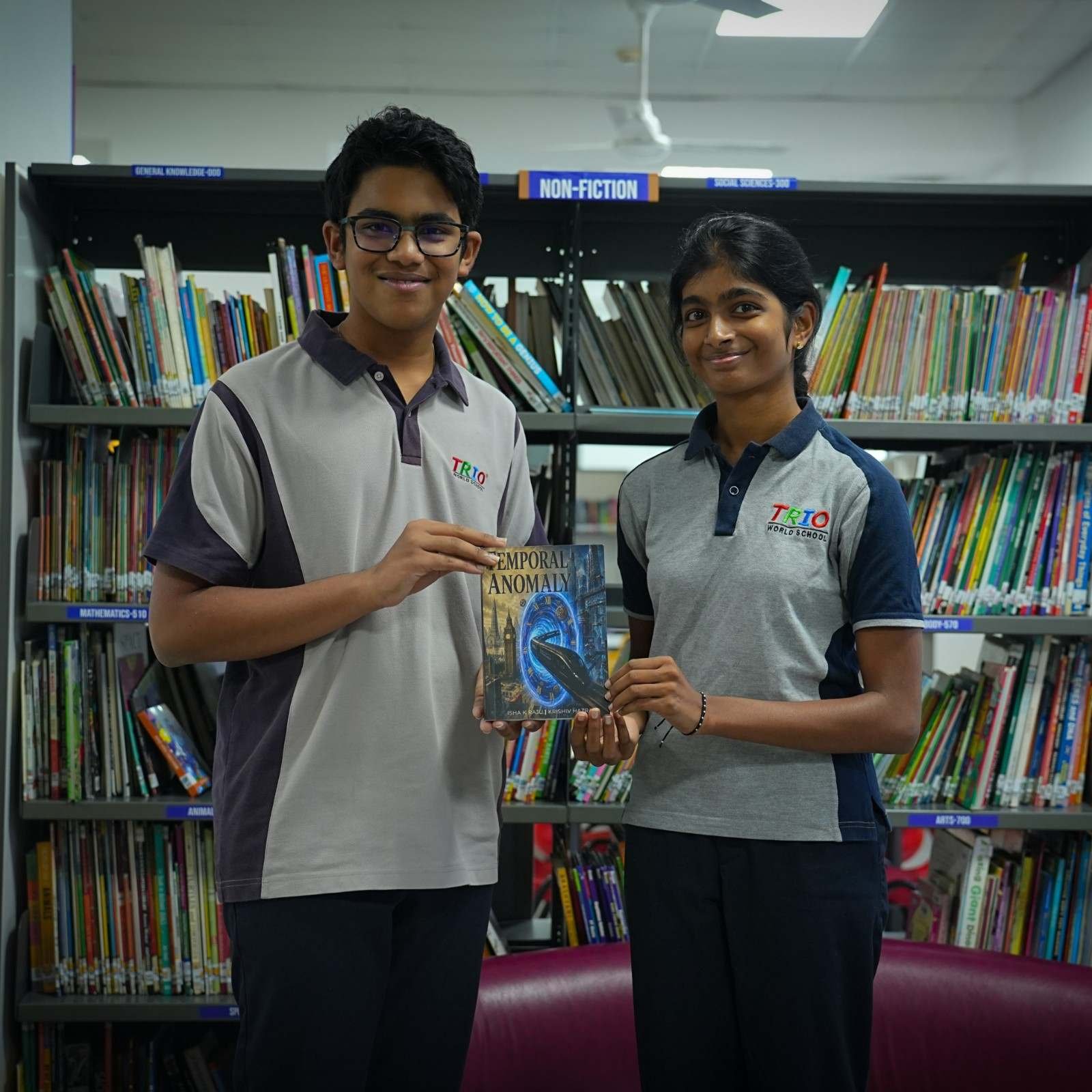Krishiv Hazra and Isha Kondooru Raju - Young Authors
